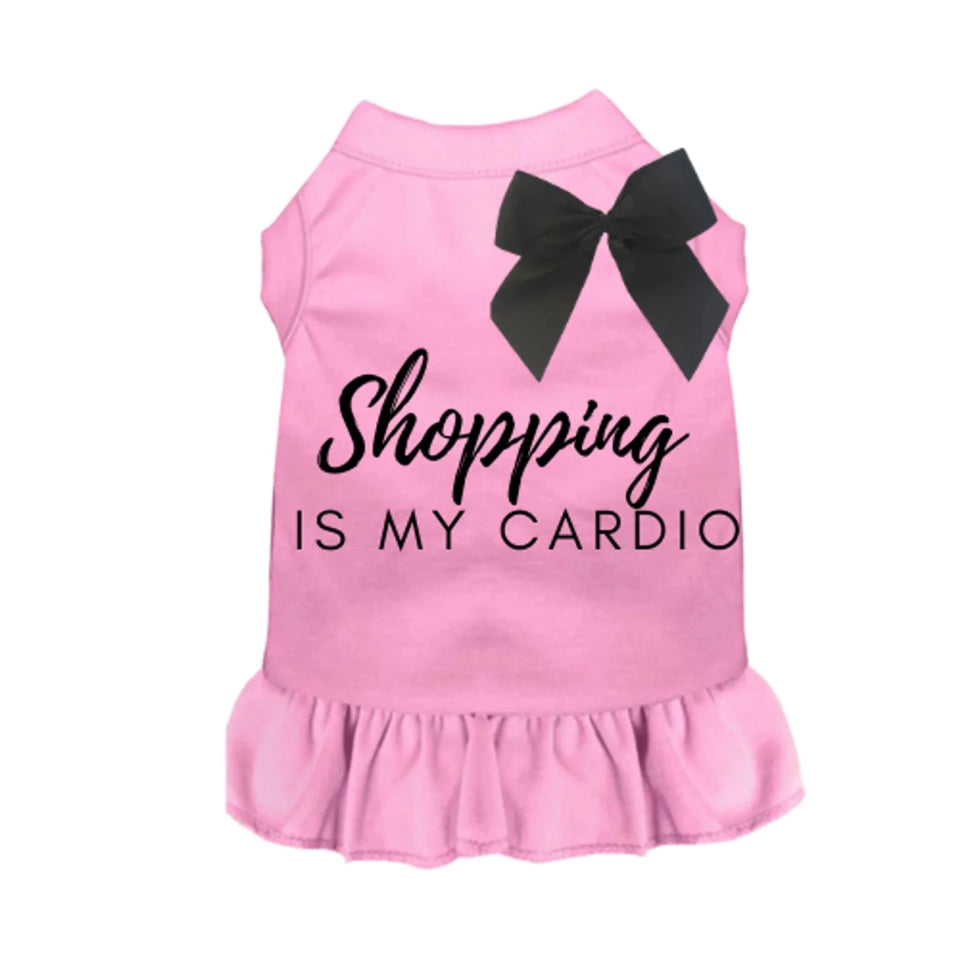 Shopping is My Cardio Dog Tee and Dress by Bark Fifth Avenue - Pets Perfect