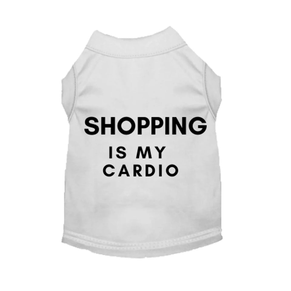 Shopping is My Cardio Dog Tee and Dress by Bark Fifth Avenue - Pets Perfect