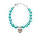Single Row Pearl Sniffany Dog Necklace