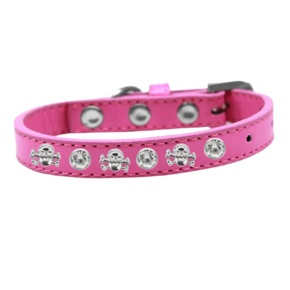 Skull Studded Dog Collar - Pets Perfect