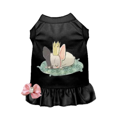 Bark Fifth Avenue Sleepy Frenchie Dog Dress & Shirt - Pets Perfect