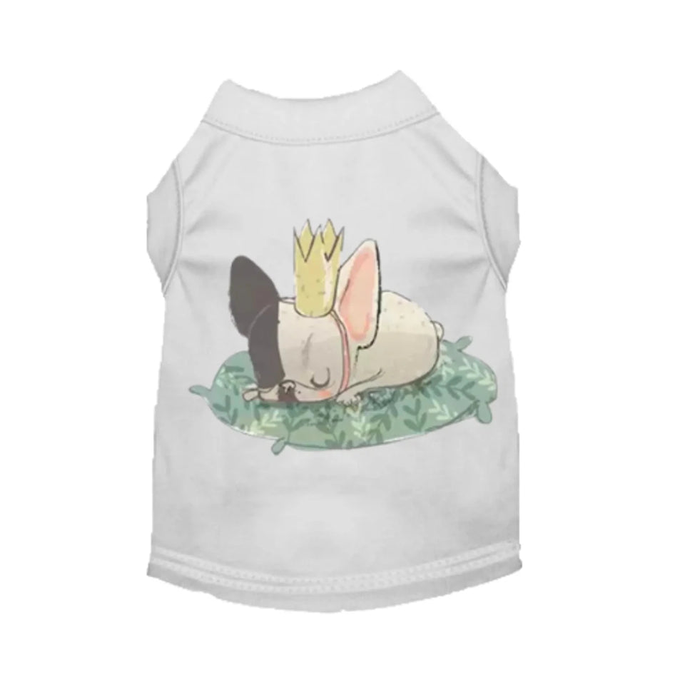 Bark Fifth Avenue Sleepy Frenchie Dog Dress & Shirt - Pets Perfect