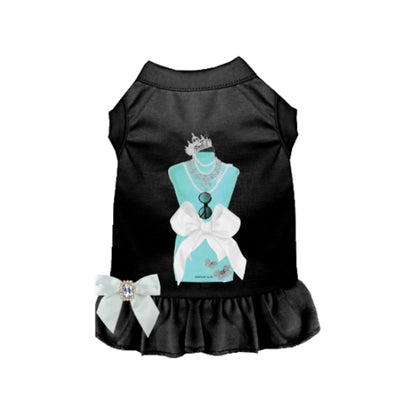 Sniffany & Co Princess Dog Dress - Ruffle Hem Sleeveless Fashion Dress