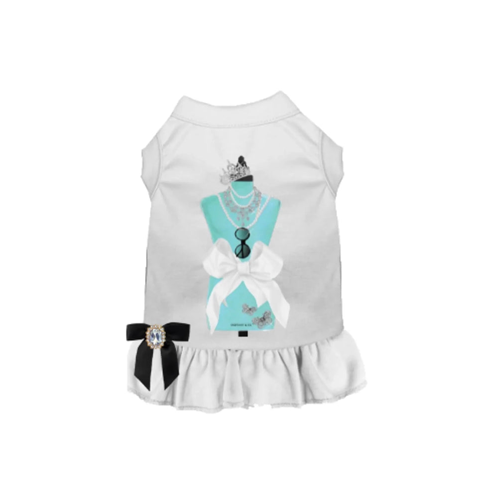 Sniffany & Co Princess Dog Dress - Ruffle Hem Sleeveless Fashion Dress - Pets Perfect