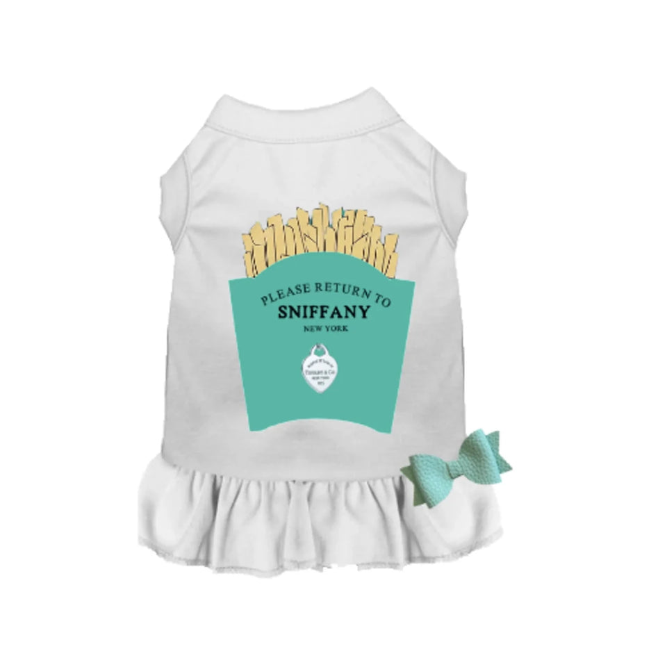 Sniffany French Fries Dog Shirt & Dress by Bark Fifth Avenue - Pets Perfect