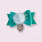 Sniffany Pom-Pom Hair Bows - Vegan Leather Dog Hair Accessories