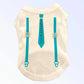 Sniffany Suspenders Tee by Bark Fifth Avenue - Designer Dog Shirt