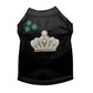 Snow Prince Tee for Dogs - Winter Dog Shirt with Rhinestone Crown by Bark Fifth Avenue