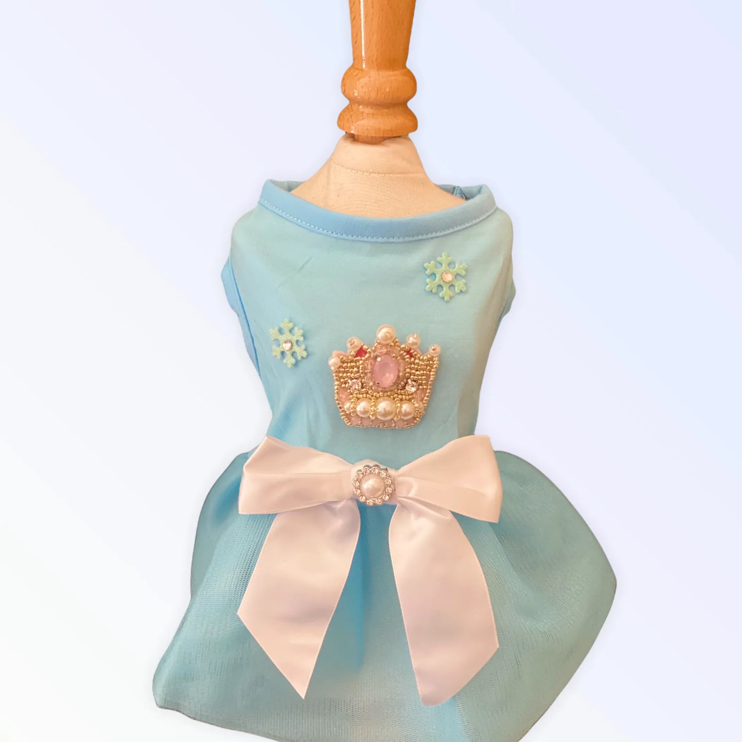 Snow Queen Dress - Rhinestone Holiday Dog Dress by Bark Fifth Avenue