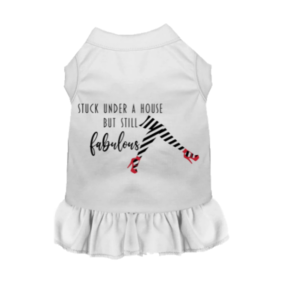 Still Fabulous Dress - Sleeveless Halloween Dog Dress by Bark Fifth Avenue - Pets Perfect