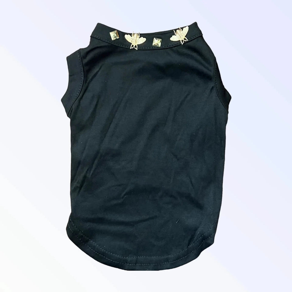 Studded Bee Tee Dog Shirt by Bark Fifth Avenue - Pets Perfect