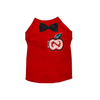 The Apple of My Eye - Crystal Beaded Dog Shirt & Dress by Bark Fifth Avenue - Pets Perfect