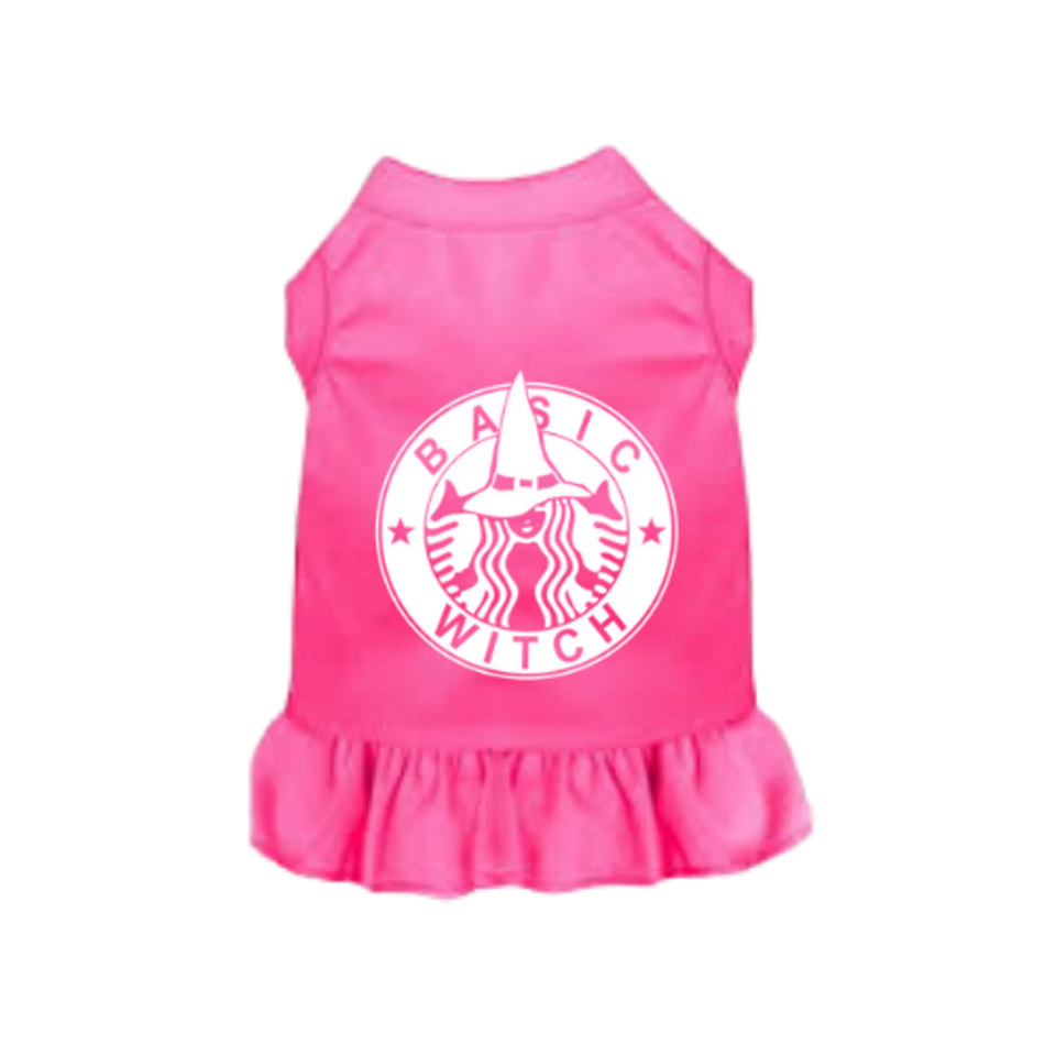 Basic Witch Dog Dress by Bark Fifth Avenue, Pink/SMALL, view 2