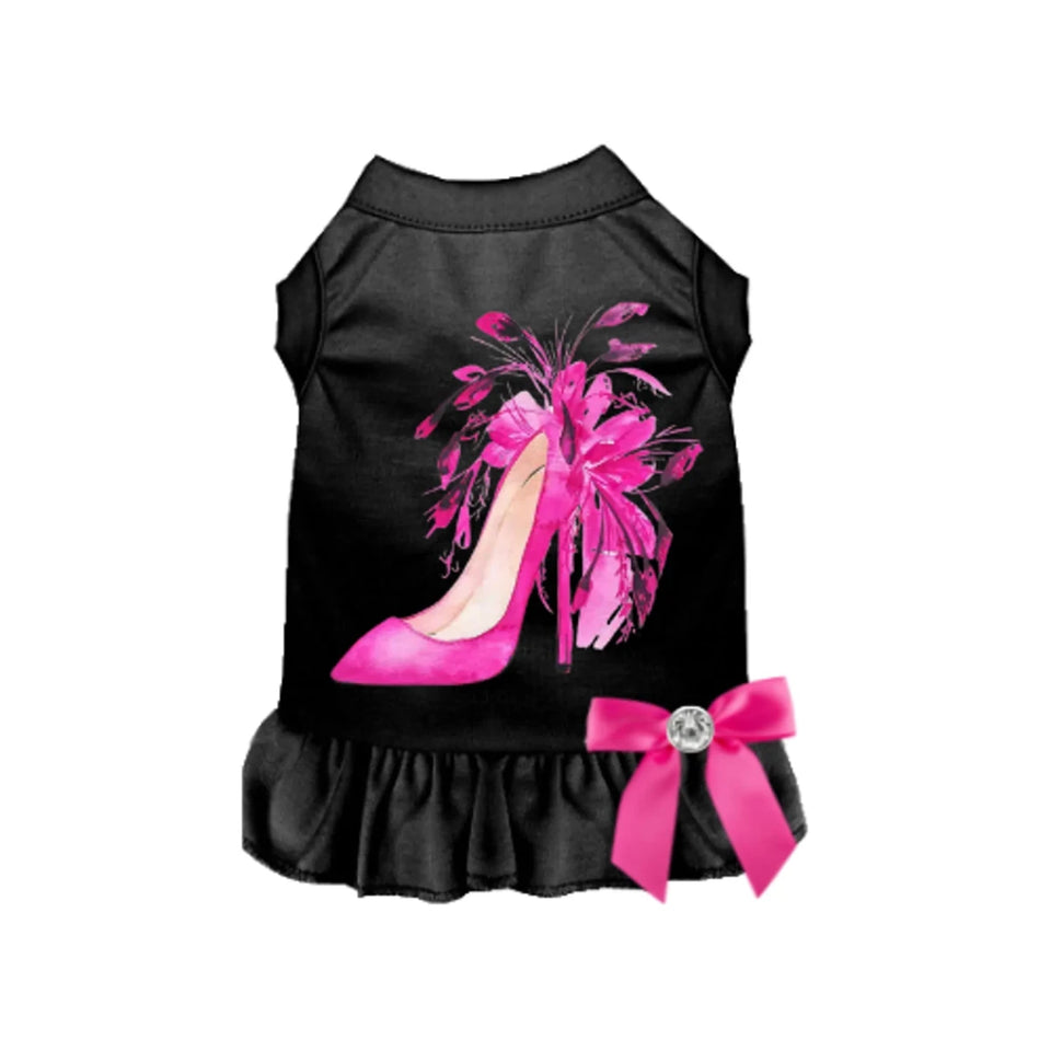 The Higher The Heel Dress - Ruffle Dog Dress by Bark Fifth Avenue - Pets Perfect