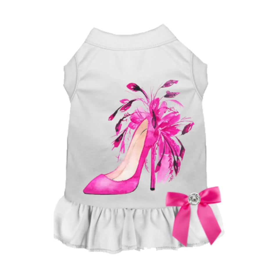 The Higher The Heel Dress - Ruffle Dog Dress by Bark Fifth Avenue - Pets Perfect