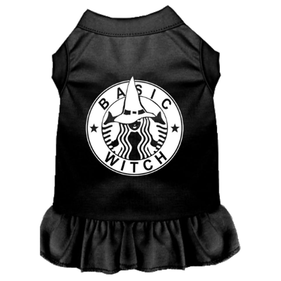 Basic Witch Dog Dress by Bark Fifth Avenue, Black/LARGE, view 9