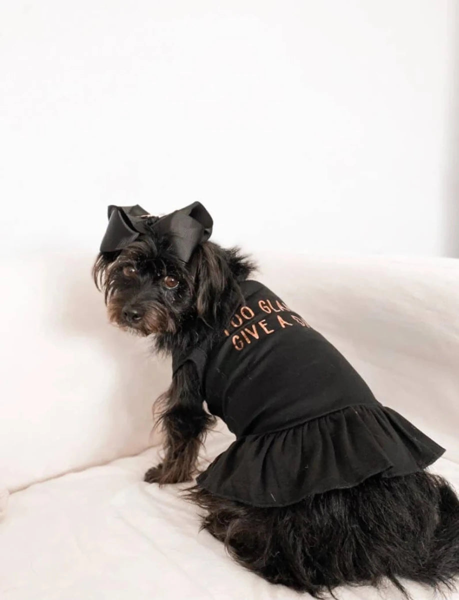 Too Glam to Give a Damn Dog Tee and Dress by Bark Fifth Avenue - Pets Perfect