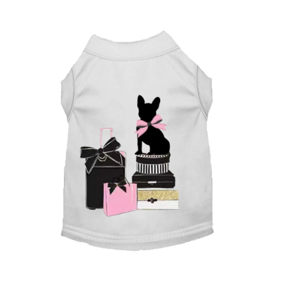 Bark Fifth Avenue Travel Fancy Frenchie Dog Tee & Dress - 1 ct - Pets Perfect