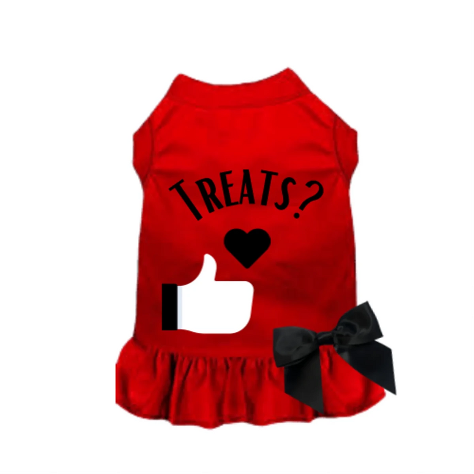 Dog Treats Like! Dog Dress & Shirt - Valentine's Day Dog Apparel by Bark Fifth Avenue - Pets Perfect