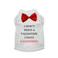 Valentine or Valentino Dog Tee and Dress by Bark Fifth Avenue