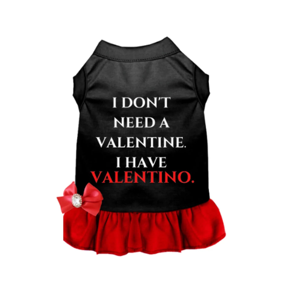 Valentine or Valentino Dog Tee and Dress by Bark Fifth Avenue - Pets Perfect