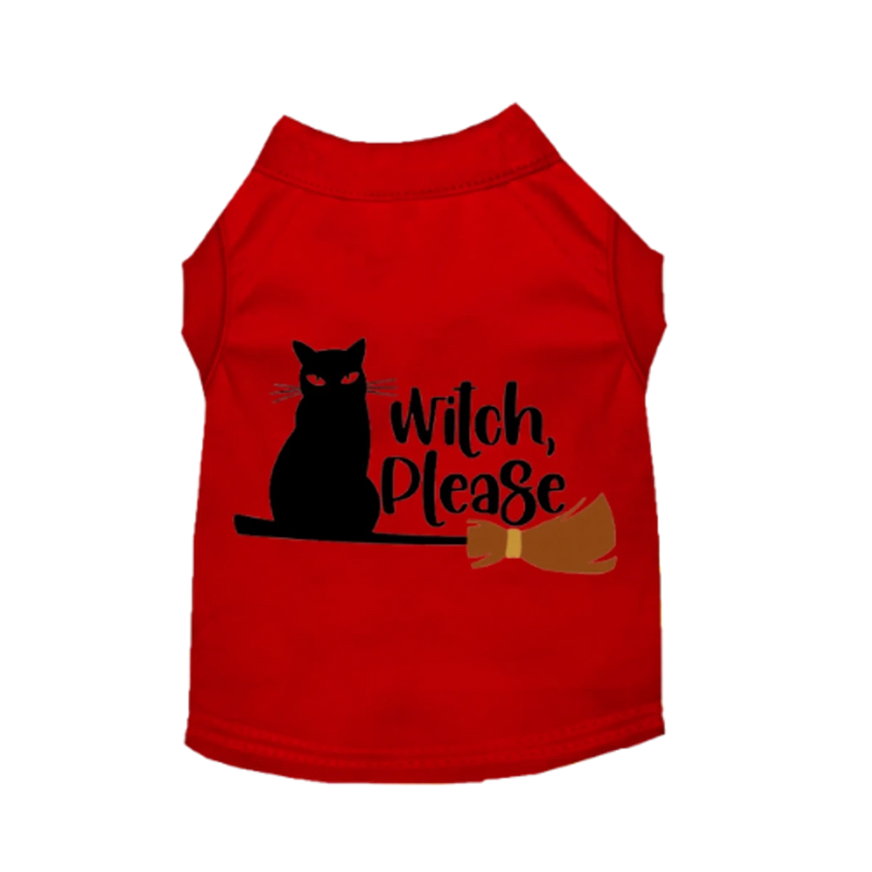 Witch Please Cat Dog Tee and Dress - Halloween Dog Apparel by Bark Fifth Avenue - Pets Perfect