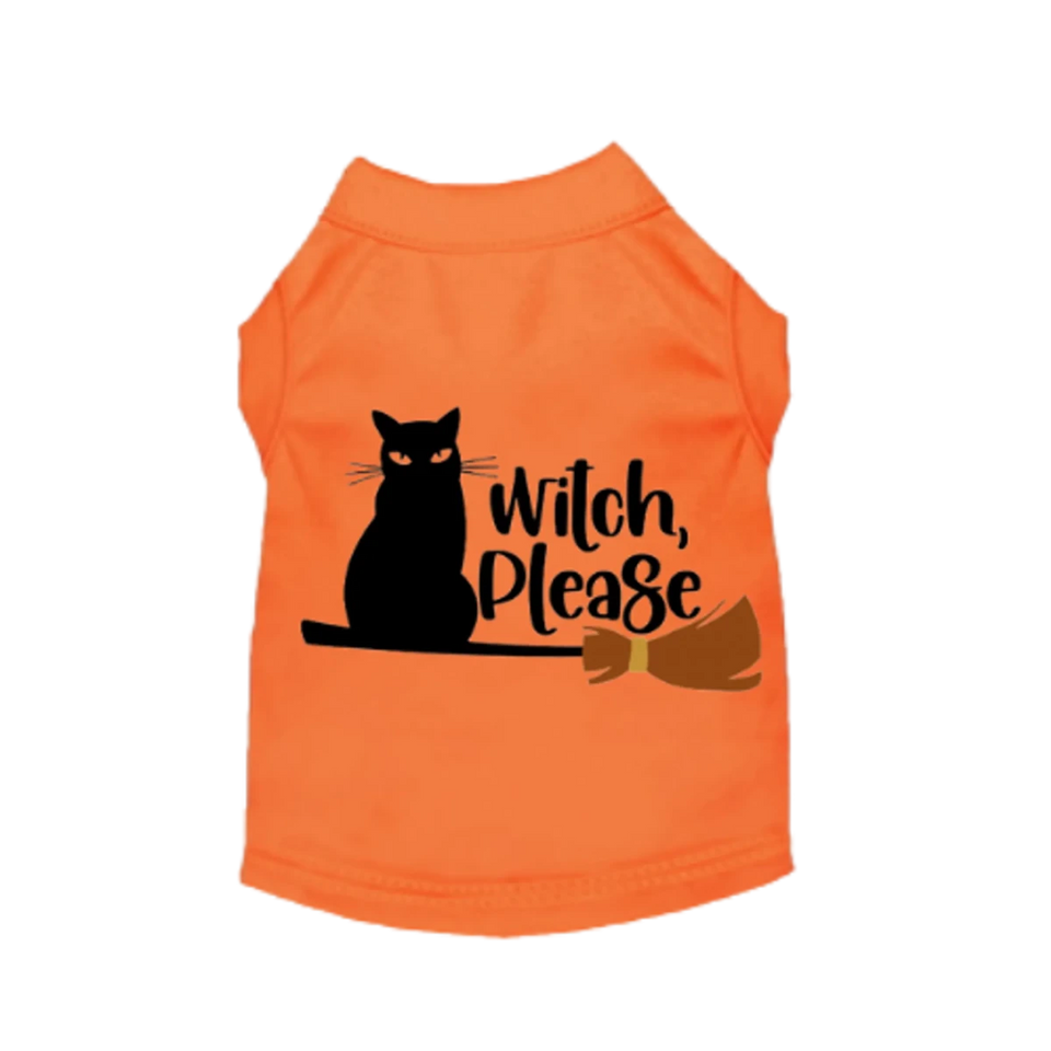 Witch Please Cat Dog Tee and Dress - Halloween Dog Apparel by Bark Fifth Avenue - Pets Perfect