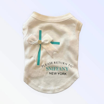 Wrap Me Up in Sniffany Dog Tee & Dress by Bark Fifth Avenue - Pets Perfect