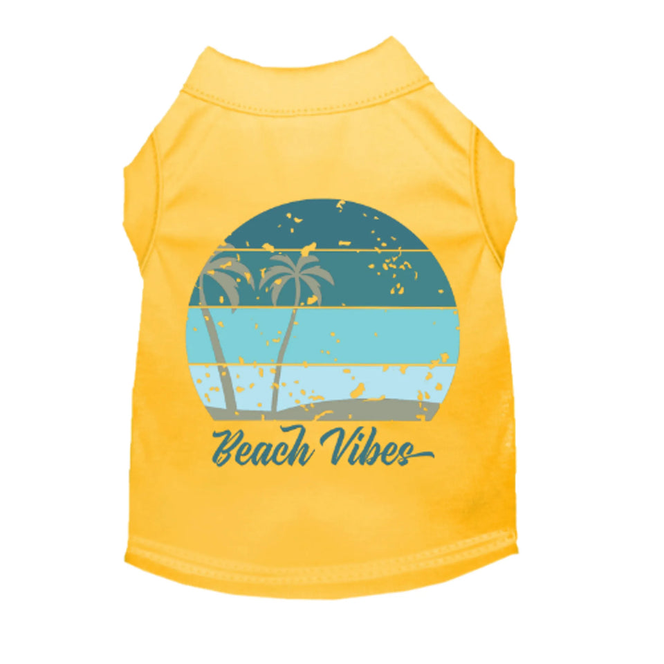 Beach Vibes Sleeveless Dog Tee by Bark Fifth Avenue, Pink/LARGE, view 14