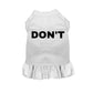 DON'T Dog Shirt & Dress - David Rose-Inspired Dog Apparel by Bark Fifth Avenue