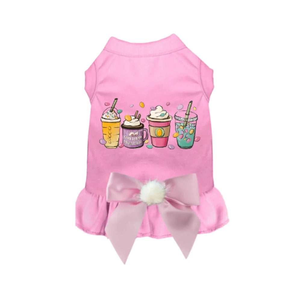 Bark Fifth Avenue Easter Bunny Fun Dog Dress & Tee - Pompom Pet Apparel - Pets Perfect