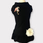 Bark Fifth Avenue Elegant Flamingo Rhinestone & Pearl Dog Dress - Pack of 1