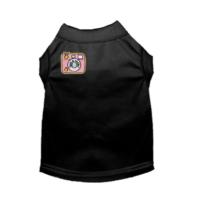 Everyday Selfie Dog Tee & Dress - Embroidered Camera Applique by Bark Fifth Avenue - Pets Perfect