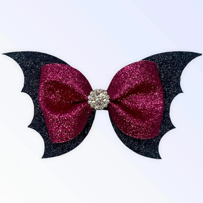 Fa-BOO-lous Bat Bows - Halloween Dog Hair Bow by Bark Fifth Avenue