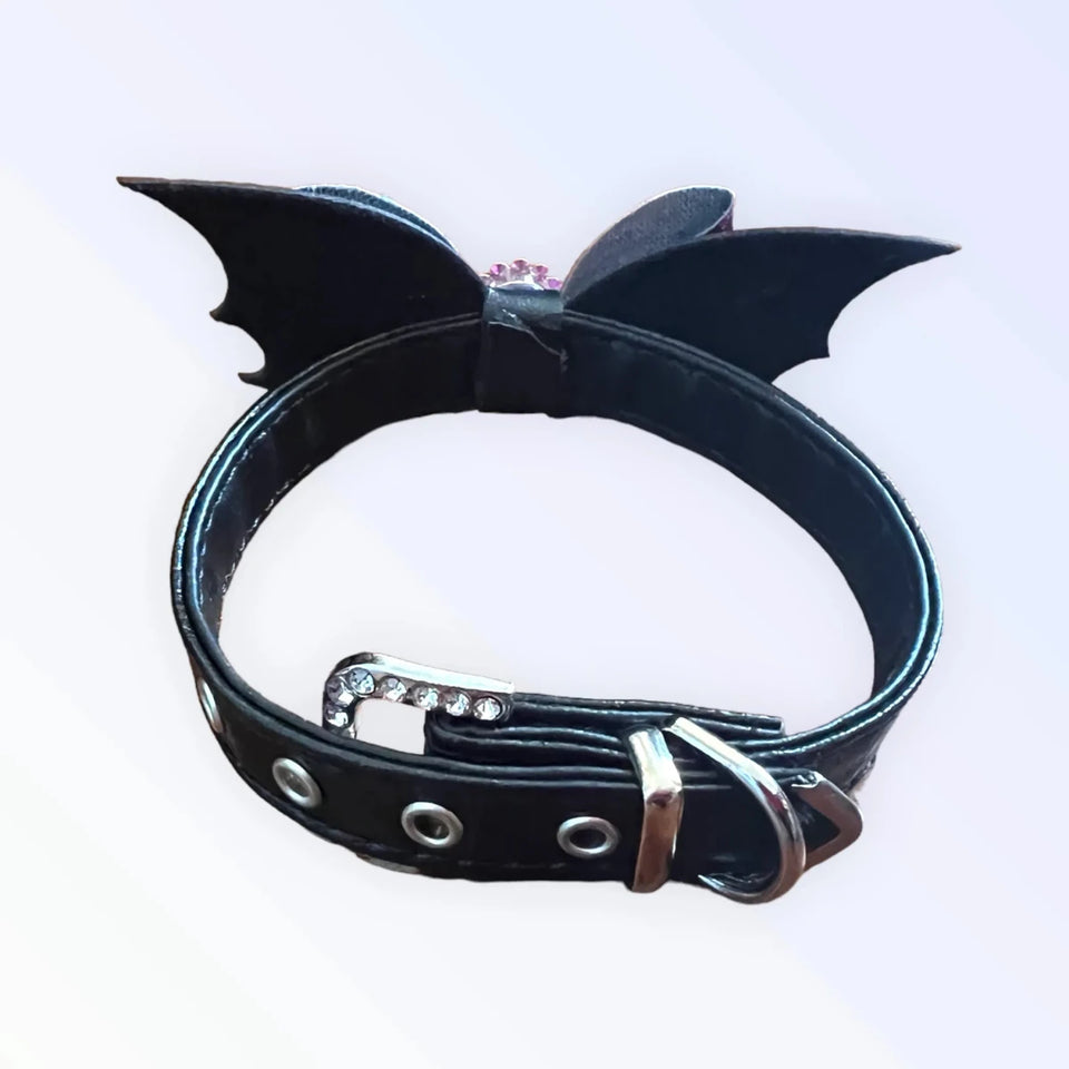 Fa-BOO-lous Bat Dog Collar - Pets Perfect
