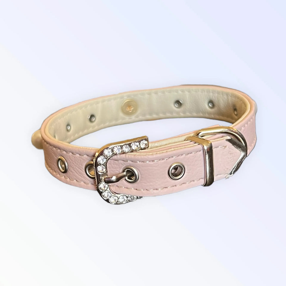 Beaded Pearls and Bow Dog Collar, view 7