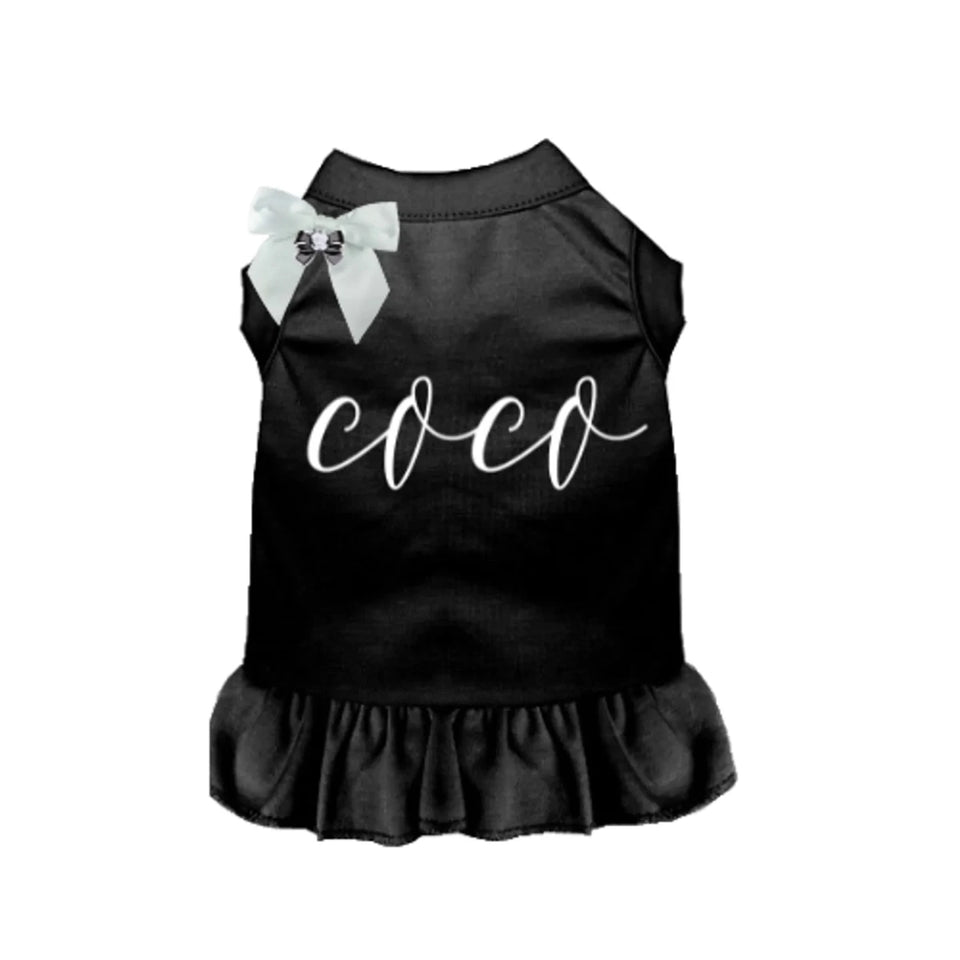 Fancy Coco Dog Dress - Sleeveless Ruffle Dog Dress by Bark Fifth Avenue - Pets Perfect