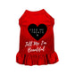 Feed Me Treats & Tell Me I'm Beautiful - Valentine's Day Dog Dress by Bark Fifth Avenue