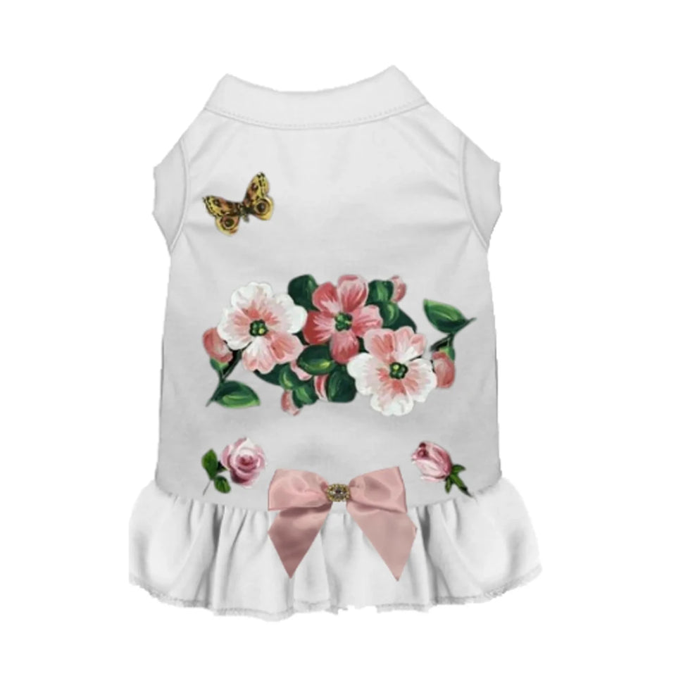 Feels Like A Lovely Spring - Sleeveless Ruffle Dog Dress by Bark Fifth Avenue - Pets Perfect