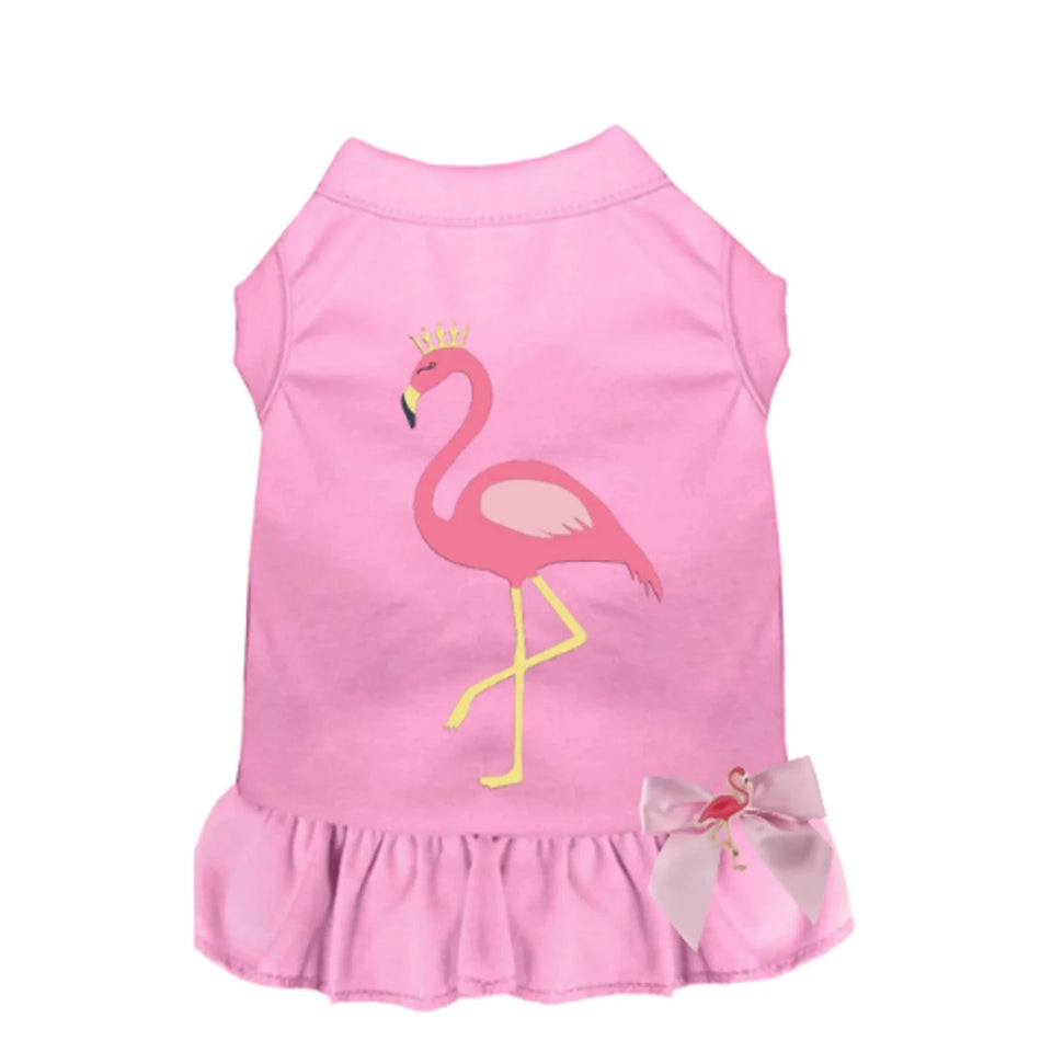 Flamingo Princess Dog Dress by Bark Fifth Avenue - Pets Perfect