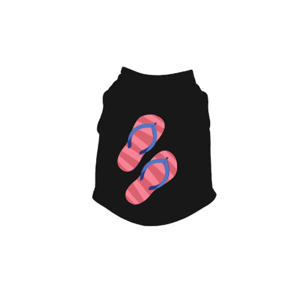 Flipflop Tank Top Dog Shirt by Bark Fifth Avenue - Pets Perfect
