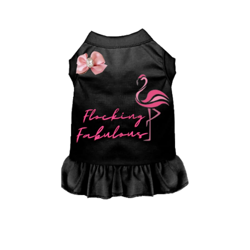 Flocking Fabulous - Summer Dog Tee & Dress by Bark Fifth Avenue - Pets Perfect