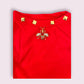 Red Bee Mine Dog Shirt with gold studs and a decorative bee charm, stylish pet supplies from PetsPerfect online pet store.