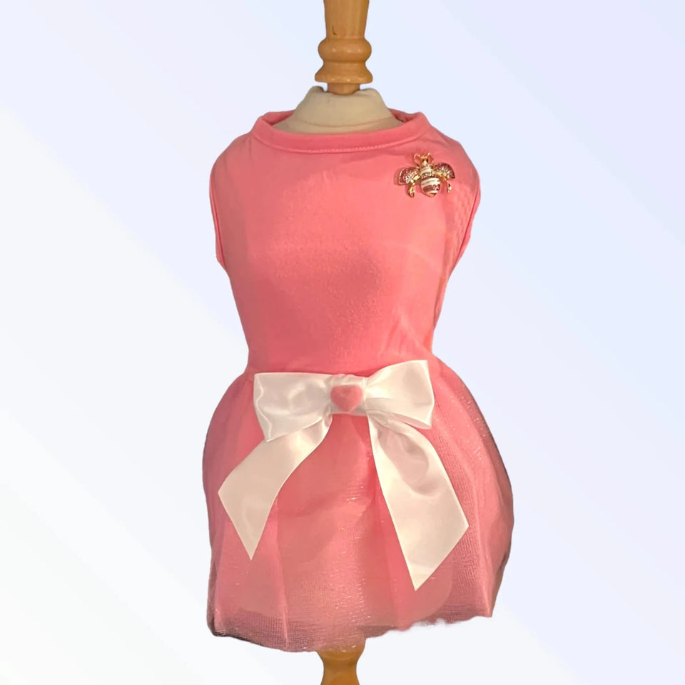 Bee Mine Valentine Dog Dress by Bark Fifth Avenue - Pets Perfect