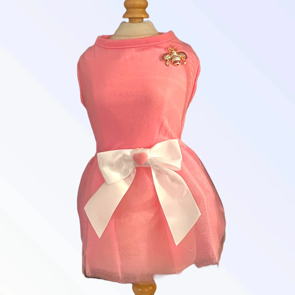 Bee Mine Valentine Dog Dress by Bark Fifth Avenue - Pets Perfect