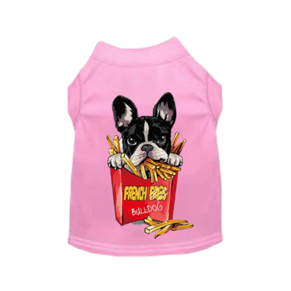 Frenchie Fries Dog Shirt and Dress - Bark Fifth Avenue - Pets Perfect