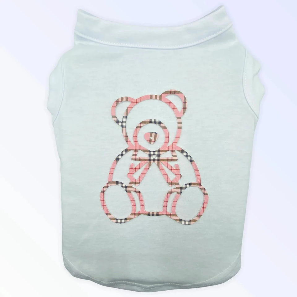 Furberry Bear Tee - Designer-Inspired Dog Tee by Bark Fifth Avenue - Pets Perfect