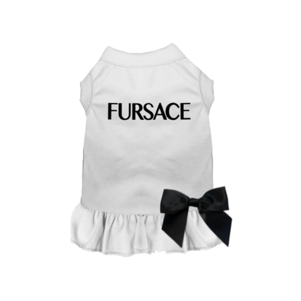 Fursace, Fursace, Fursace! Dog Tee & Dress - Designer-Inspired Logo Dog Apparel by Bark Fifth Avenue - Pets Perfect