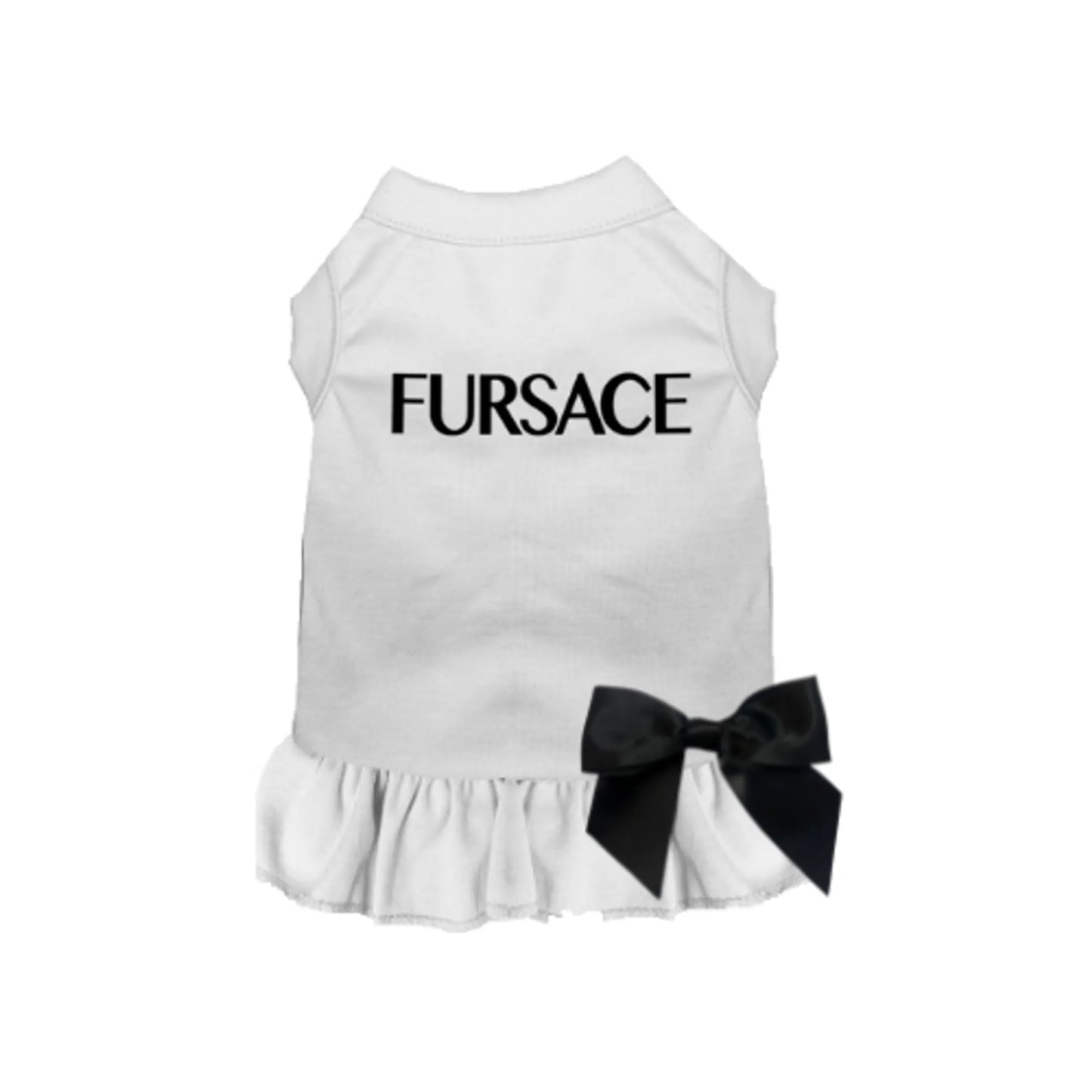 Fursace, Fursace, Fursace! Dog Tee & Dress - Designer-Inspired Logo Dog Apparel by Bark Fifth Avenue