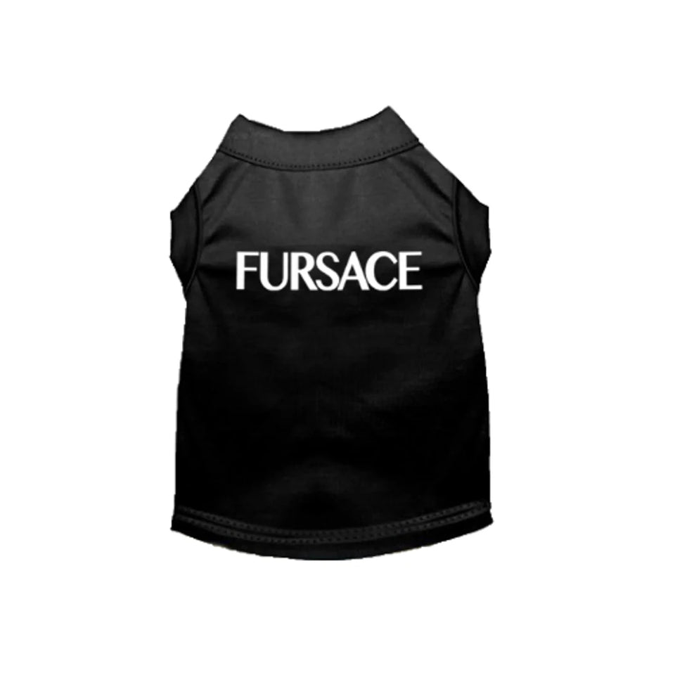 Fursace, Fursace, Fursace! Dog Tee & Dress - Designer-Inspired Logo Dog Apparel by Bark Fifth Avenue - Pets Perfect